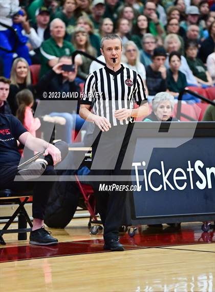 Thumbnail 2 in (CHSAA 3A Boys Basketball Round 2) Highland vs Faith Christian photogallery.