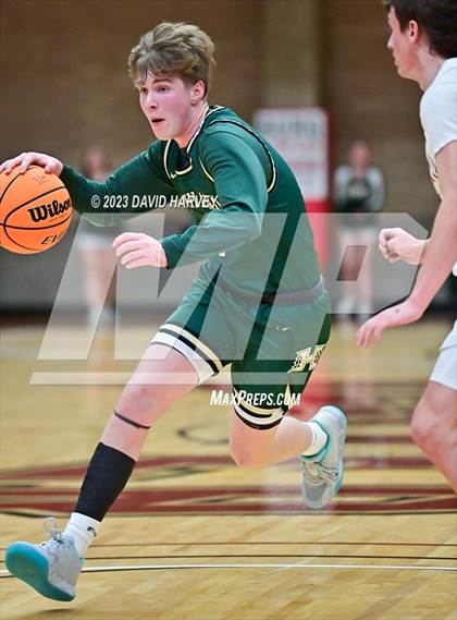 Thumbnail 1 in (CHSAA 3A Boys Basketball Round 2) Highland vs Faith Christian photogallery.