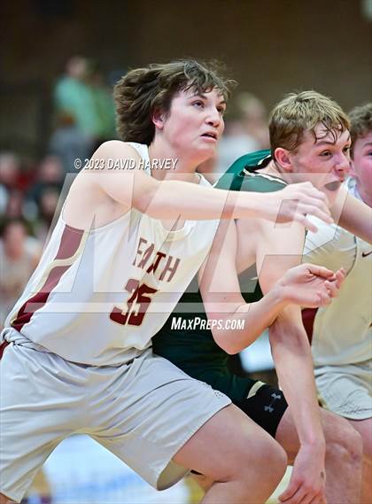 Thumbnail 3 in (CHSAA 3A Boys Basketball Round 2) Highland vs Faith Christian photogallery.