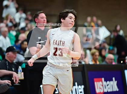 Thumbnail 3 in (CHSAA 3A Boys Basketball Round 2) Highland vs Faith Christian photogallery.