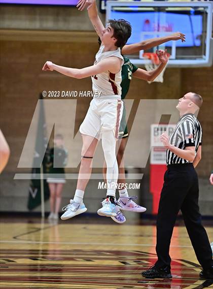 Thumbnail 1 in (CHSAA 3A Boys Basketball Round 2) Highland vs Faith Christian photogallery.