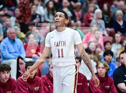 Thumbnail 2 in (CHSAA 3A Boys Basketball Round 2) Highland vs Faith Christian photogallery.