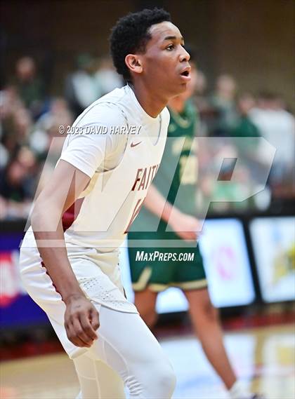 Thumbnail 1 in (CHSAA 3A Boys Basketball Round 2) Highland vs Faith Christian photogallery.