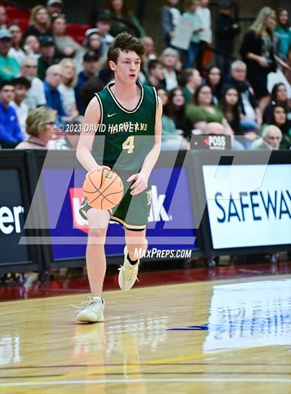 Thumbnail 2 in (CHSAA 3A Boys Basketball Round 2) Highland vs Faith Christian photogallery.