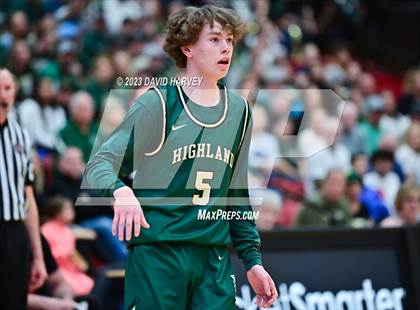 Thumbnail 1 in (CHSAA 3A Boys Basketball Round 2) Highland vs Faith Christian photogallery.