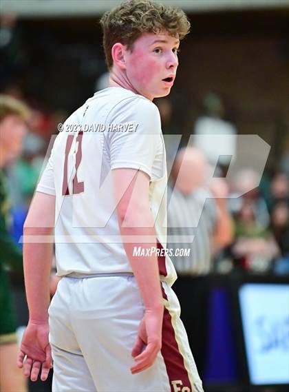 Thumbnail 3 in (CHSAA 3A Boys Basketball Round 2) Highland vs Faith Christian photogallery.