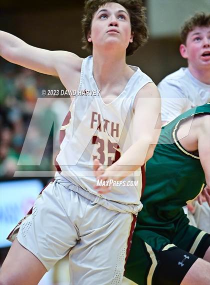 Thumbnail 1 in (CHSAA 3A Boys Basketball Round 2) Highland vs Faith Christian photogallery.
