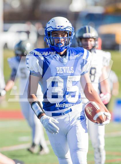 Thumbnail 3 in Ogdensburg Free Academy vs. Burke Catholic (NYSPHSAA Class C Semifinal) photogallery.