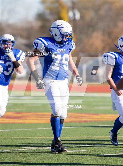Thumbnail 3 in Ogdensburg Free Academy vs. Burke Catholic (NYSPHSAA Class C Semifinal) photogallery.