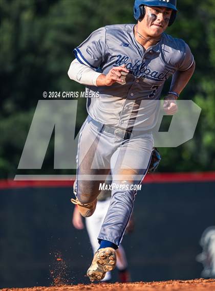 Thumbnail 3 in North Paulding vs North Gwinnett (GHSA 7A Round 3 Game 1) photogallery.