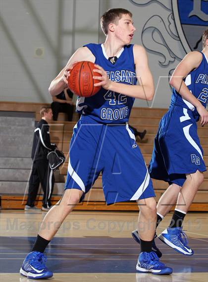 Thumbnail 2 in Pleasant Grove vs Brentwood School (MaxPreps Holiday Classic) photogallery.