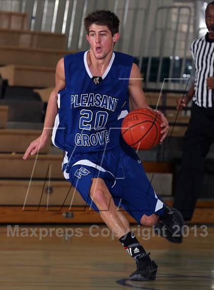 Thumbnail 3 in Pleasant Grove vs Brentwood School (MaxPreps Holiday Classic) photogallery.