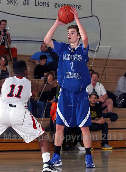 Thumbnail 1 in Pleasant Grove vs Brentwood School (MaxPreps Holiday Classic) photogallery.