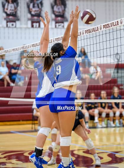 Thumbnail 2 in Garner vs Weatherford Christian (Poolville Summer Slam Tournament) photogallery.
