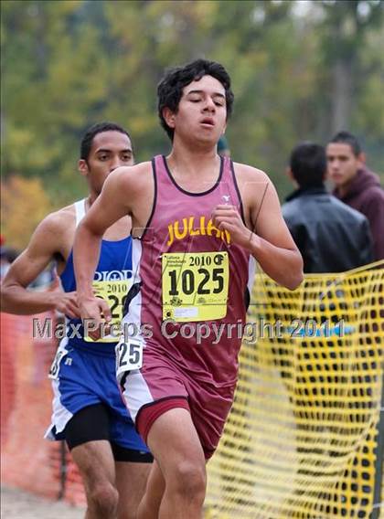 Thumbnail 3 in CIF State Cross Country Championships (D5 Boys) photogallery.