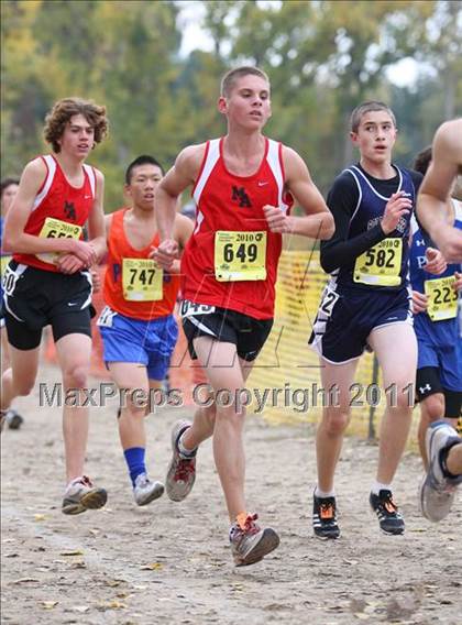 Thumbnail 1 in CIF State Cross Country Championships (D5 Boys) photogallery.