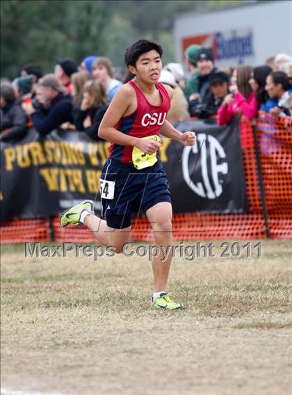 Thumbnail 1 in CIF State Cross Country Championships (D5 Boys) photogallery.