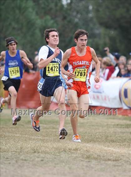 Thumbnail 2 in CIF State Cross Country Championships (D5 Boys) photogallery.