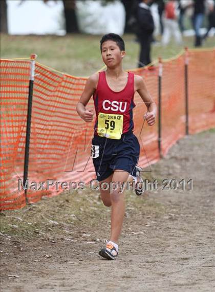 Thumbnail 1 in CIF State Cross Country Championships (D5 Boys) photogallery.