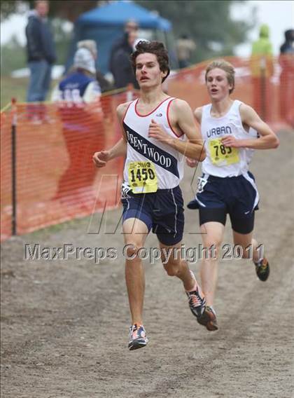 Thumbnail 3 in CIF State Cross Country Championships (D5 Boys) photogallery.