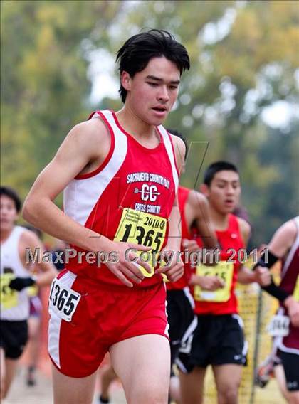 Thumbnail 2 in CIF State Cross Country Championships (D5 Boys) photogallery.