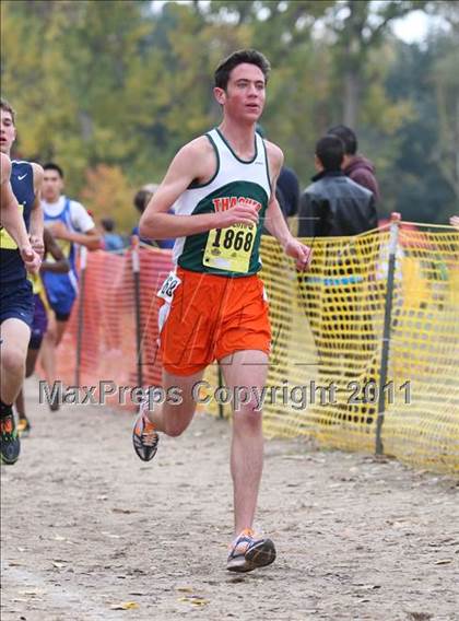 Thumbnail 3 in CIF State Cross Country Championships (D5 Boys) photogallery.