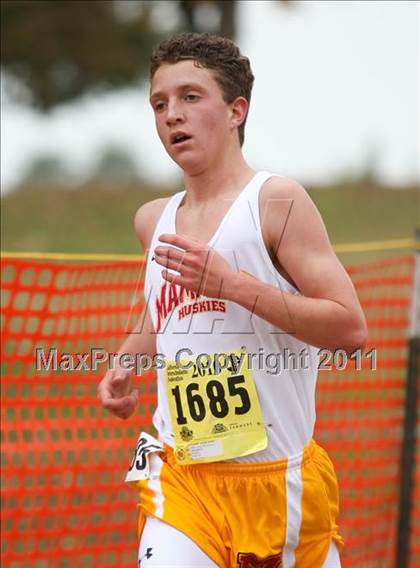 Thumbnail 1 in CIF State Cross Country Championships (D5 Boys) photogallery.