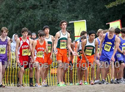 Thumbnail 1 in CIF State Cross Country Championships (D5 Boys) photogallery.