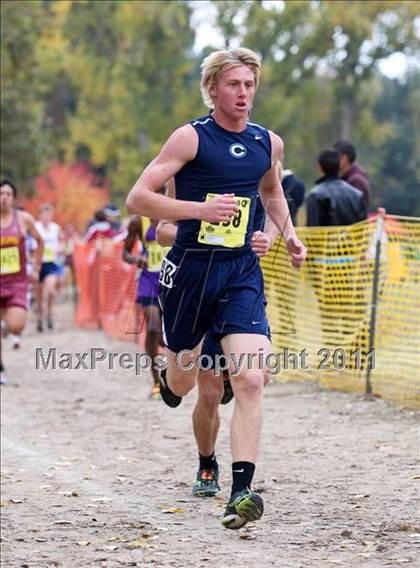 Thumbnail 1 in CIF State Cross Country Championships (D5 Boys) photogallery.