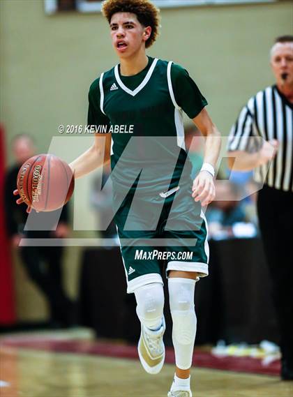 Thumbnail 1 in Bishop Gorman vs Chino Hills (Hoophall West Invitational) photogallery.