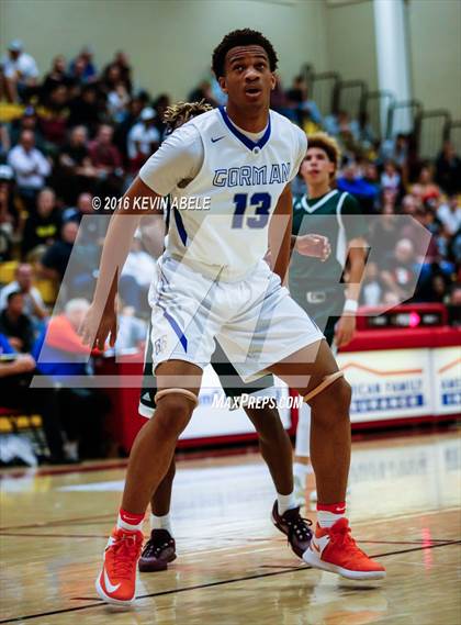 Thumbnail 3 in Bishop Gorman vs Chino Hills (Hoophall West Invitational) photogallery.