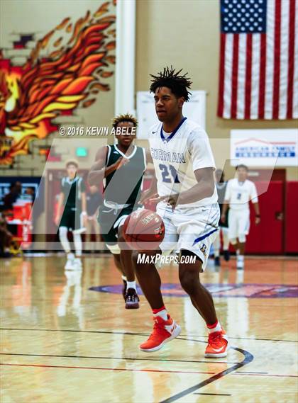 Thumbnail 3 in Bishop Gorman vs Chino Hills (Hoophall West Invitational) photogallery.