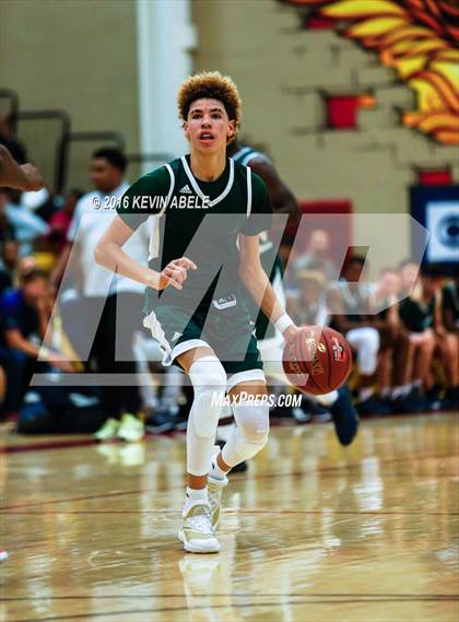 Thumbnail 1 in Bishop Gorman vs Chino Hills (Hoophall West Invitational) photogallery.