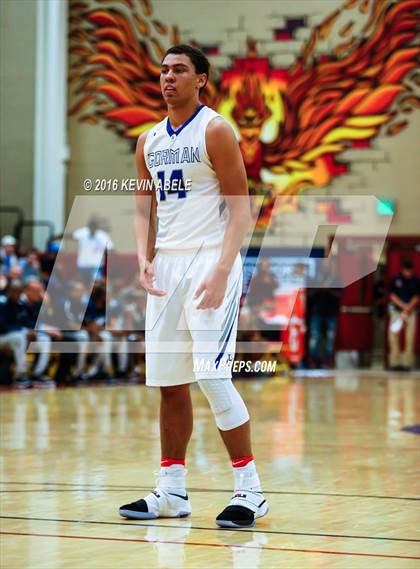 Thumbnail 1 in Bishop Gorman vs Chino Hills (Hoophall West Invitational) photogallery.