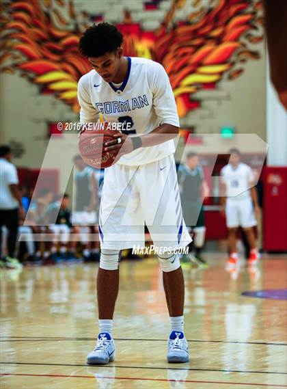 Thumbnail 1 in Bishop Gorman vs Chino Hills (Hoophall West Invitational) photogallery.