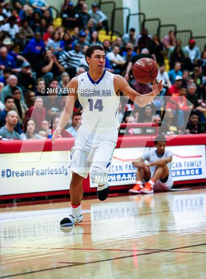 Thumbnail 3 in Bishop Gorman vs Chino Hills (Hoophall West Invitational) photogallery.