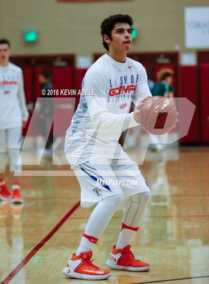 Thumbnail 2 in Bishop Gorman vs Chino Hills (Hoophall West Invitational) photogallery.