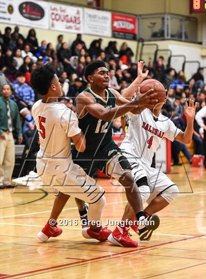 Thumbnail 2 in St. Patrick-St. Vincent vs. Salesian College Preparatory (CIF NCS D4 Final) photogallery.