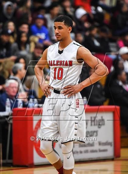 Thumbnail 1 in St. Patrick-St. Vincent vs. Salesian College Preparatory (CIF NCS D4 Final) photogallery.