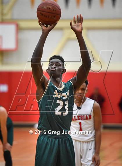 Thumbnail 1 in St. Patrick-St. Vincent vs. Salesian College Preparatory (CIF NCS D4 Final) photogallery.
