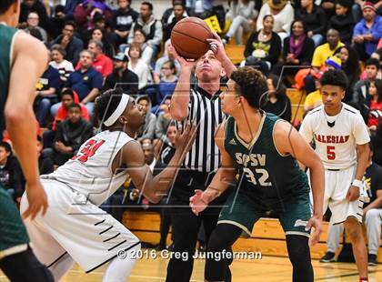Thumbnail 1 in St. Patrick-St. Vincent vs. Salesian College Preparatory (CIF NCS D4 Final) photogallery.