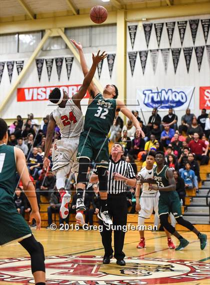 Thumbnail 3 in St. Patrick-St. Vincent vs. Salesian College Preparatory (CIF NCS D4 Final) photogallery.