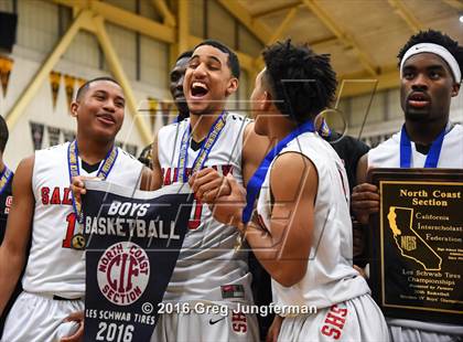 Thumbnail 3 in St. Patrick-St. Vincent vs. Salesian College Preparatory (CIF NCS D4 Final) photogallery.