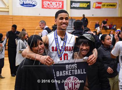 Thumbnail 2 in St. Patrick-St. Vincent vs. Salesian College Preparatory (CIF NCS D4 Final) photogallery.
