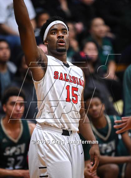 Thumbnail 2 in St. Patrick-St. Vincent vs. Salesian College Preparatory (CIF NCS D4 Final) photogallery.
