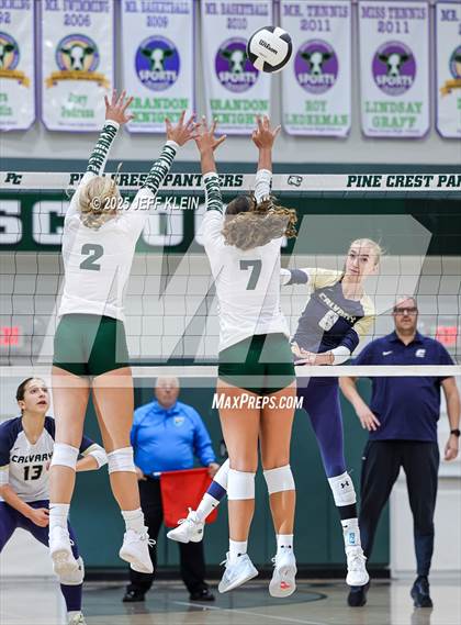 Thumbnail 1 in Calvary Christian vs Pine Crest (FHSAA 3A-13 Semifinal) photogallery.