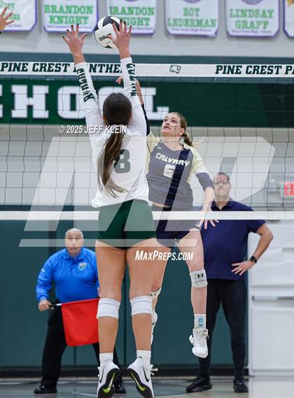 Thumbnail 2 in Calvary Christian vs Pine Crest (FHSAA 3A-13 Semifinal) photogallery.