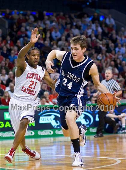 Thumbnail 2 in St. John's Prep vs Central Catholic (MIAA Division 1 North Final) photogallery.