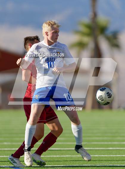 Thumbnail 3 in Elko vs Moapa Valley (JV Team Bulldog Invitational) photogallery.