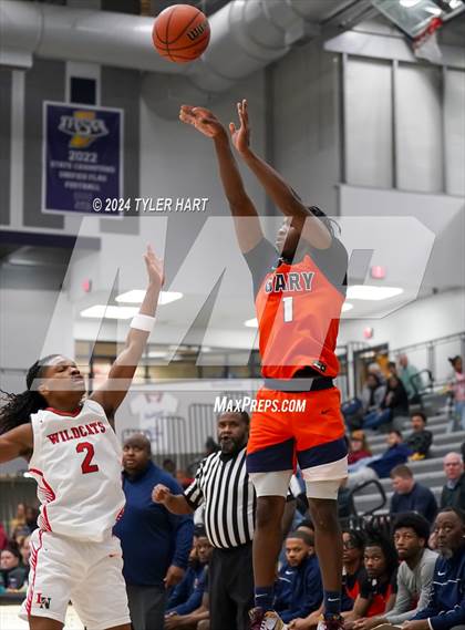 Thumbnail 3 in Lawrence North vs Gary West Side (Sneakers for Santa Shootout) photogallery.
